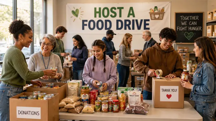 How to Help DSCRC, Host a Food Drive